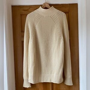 J. Crew Womens Cotton Rollneck Sweater